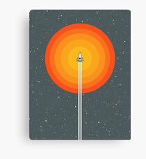 Cruising Past The Sun Canvas Print