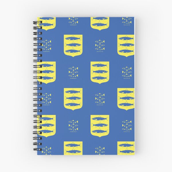 Item preview, Ångermanland Fat Salmons, Blue and Yellow Pattern (Sweden/ Svenska landskap) designed and sold by Landskapsbutiken .com.