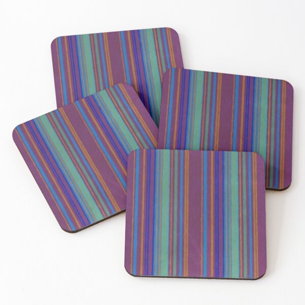 Item preview, Purple Primitive Grunge Stripe designed and sold by SaraValor.