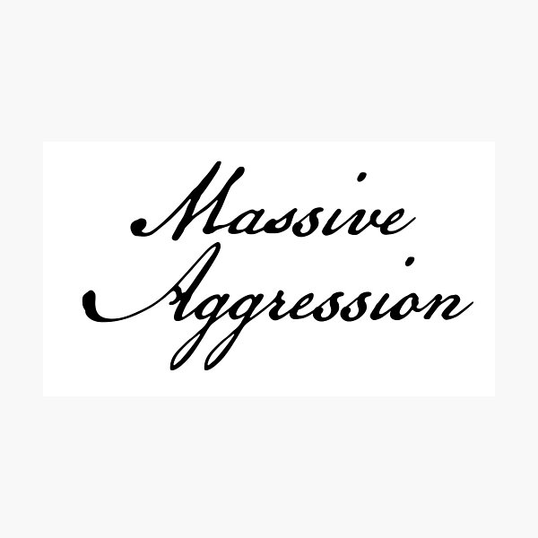 Item preview, Massive Aggression designed and sold by bird39.