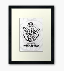 Jiu-Jitsu state of mind Framed Print