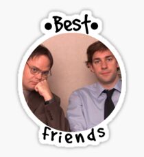 Jim and Dwight - Best Friends Unite! Sticker