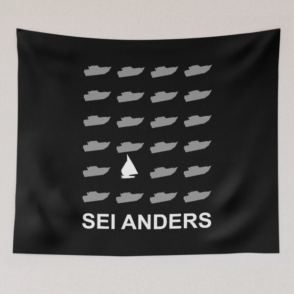 Item preview, be different - be brave - go sailing designed and sold by OVMEngemann.