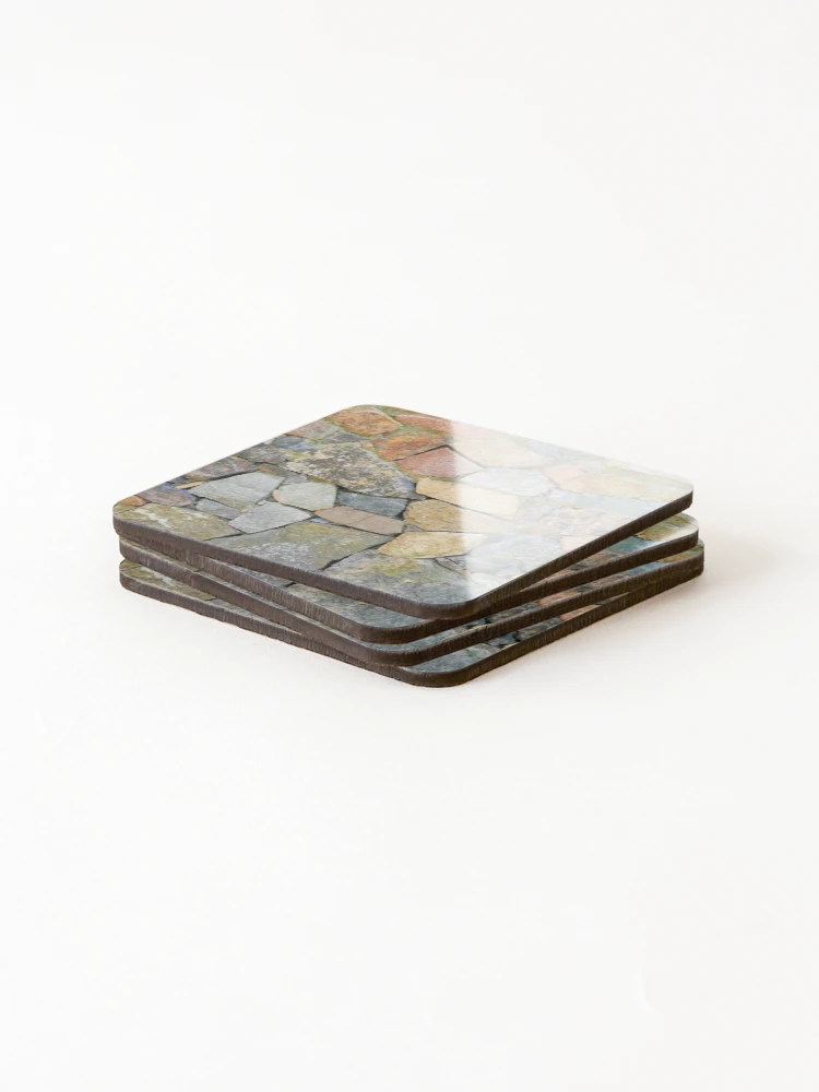 Thumbnail 4 of 5, Coasters (Set of 4), Stacking Rocks designed and sold by VictoriaAugust.