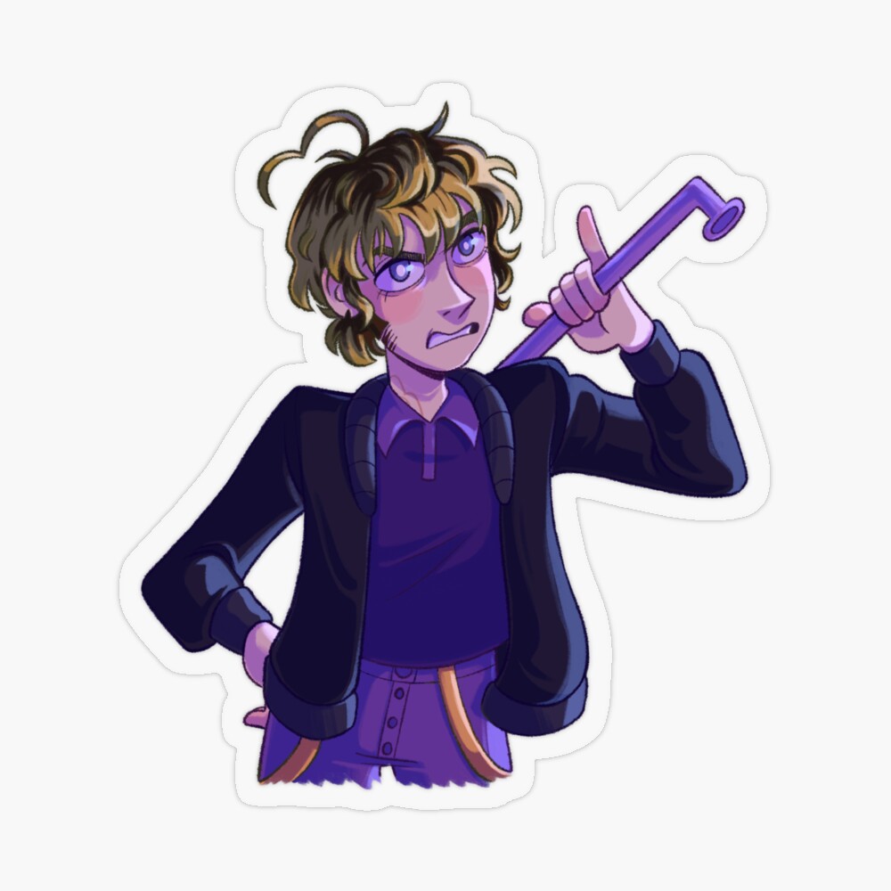 Ponytail Volume 2 William Sticker for Sale by alanawdoesart