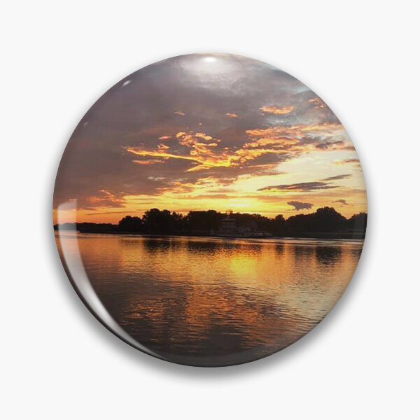 Item preview, Ohio River Orange Sunset designed and sold by CarynKeller.