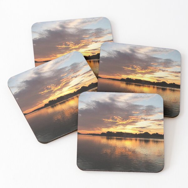 Item preview, Ohio River Orange Sunset designed and sold by CarynKeller.
