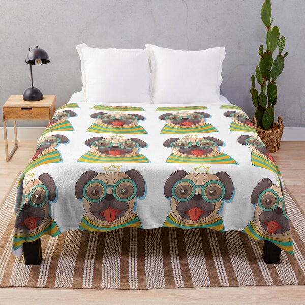 Item preview, king pug designed and sold by VerboShop.