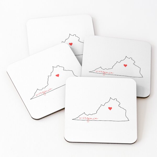 Item preview, Virginia Charlottesville state heart designed and sold by annarwilcox.