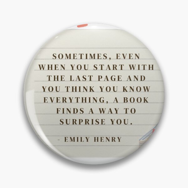 Item preview, Emily Henry Quote designed and sold by precocious.