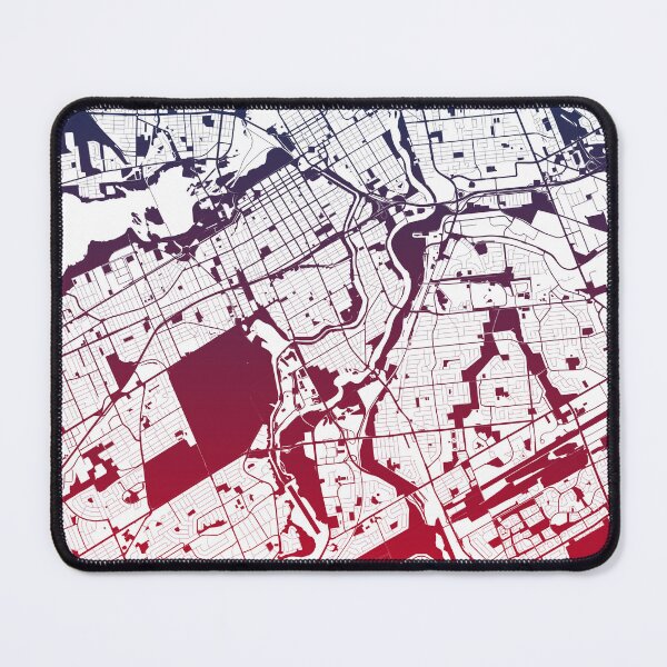 Item preview, Ottawa Map Art Pink Blue Canada designed and sold by EpicMaps.