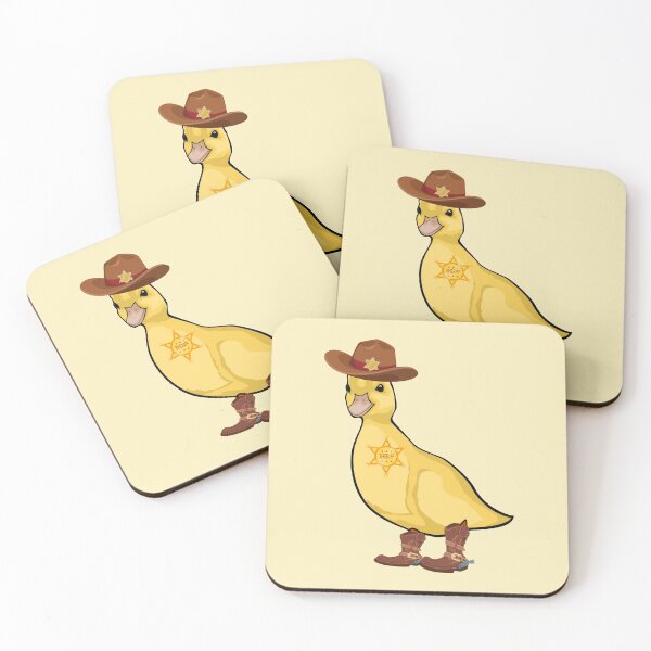 Item preview, Sheriff duck wearing cowboy hat and boots -- Western Texas ranger designed and sold by MagicStrawberry.
