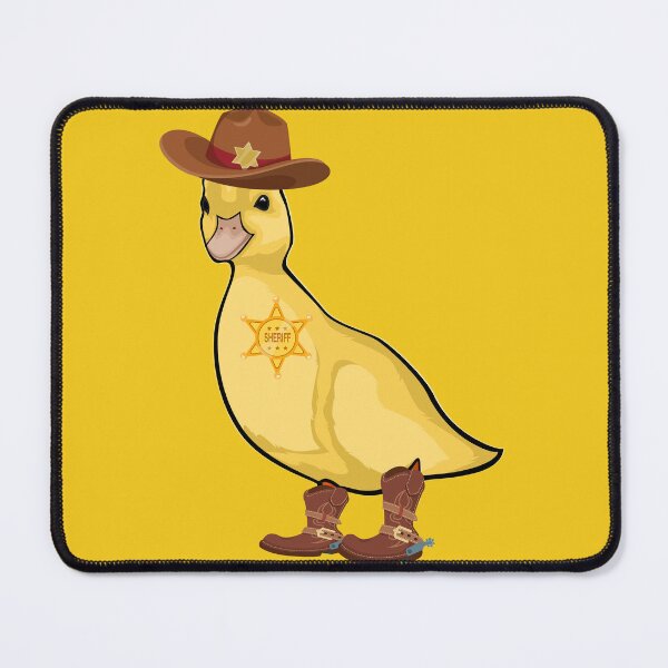 Item preview, Sheriff duck wearing cowboy hat and boots -- Western Texas ranger designed and sold by MagicStrawberry.