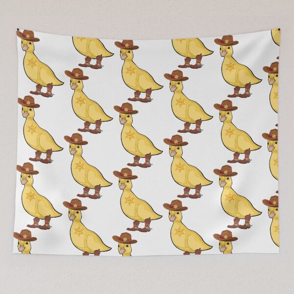 Item preview, Sheriff duck wearing cowboy hat and boots -- Western Texas ranger designed and sold by MagicStrawberry.