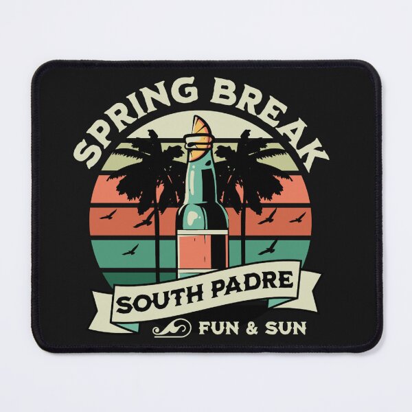 Item preview, Retro Vintage Spring Break South Padre Island Texas designed and sold by CattlettArt.