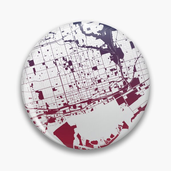 Item preview, Toronto Map Art Pink Blue Canada designed and sold by EpicMaps.