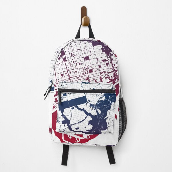 Item preview, Toronto Map Art Pink Blue Canada designed and sold by EpicMaps.