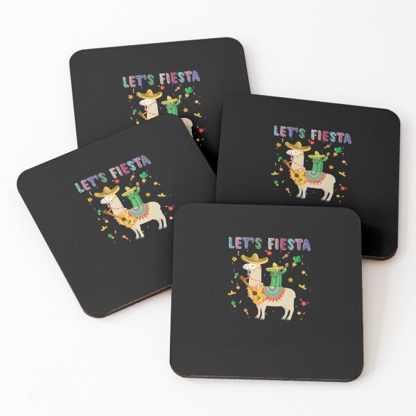 Item preview, Let s Fiesta Sombrero Llamas Cactus Mexican Cinco De Mayo Premium designed and sold by SterreLier.