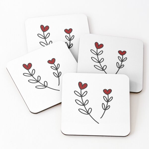 Item preview, red love flower cute valentine designed and sold by khulisara246.