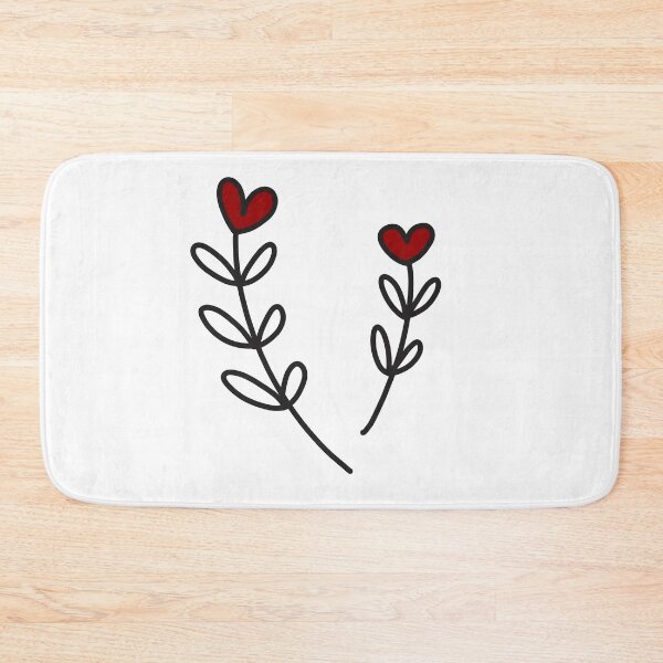 Item preview, red love flower cute valentine designed and sold by khulisara246.