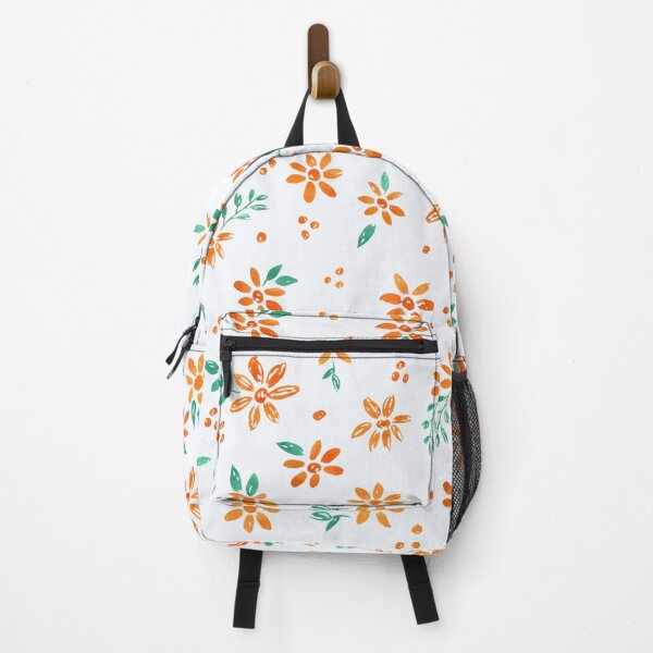 Item preview, Watercolor Ditzy Floral Orange designed and sold by pear-la.