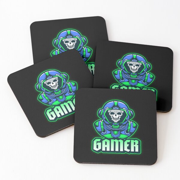 Item preview, Gamer with Astronaut Skull Traveler designed and sold by PRIVARSHU.