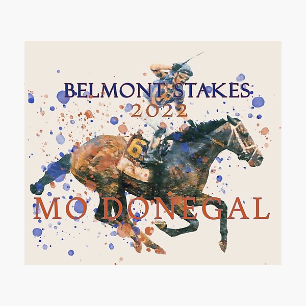 Famous Racehorses - Mo Donegal 2022 Belmont Stakes Winner Photographic Print