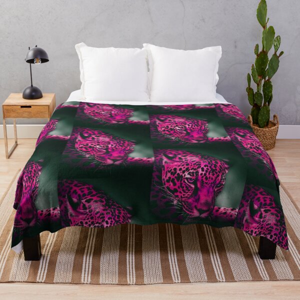 Item preview, Pink Leopard Portrait designed and sold by Paulele.