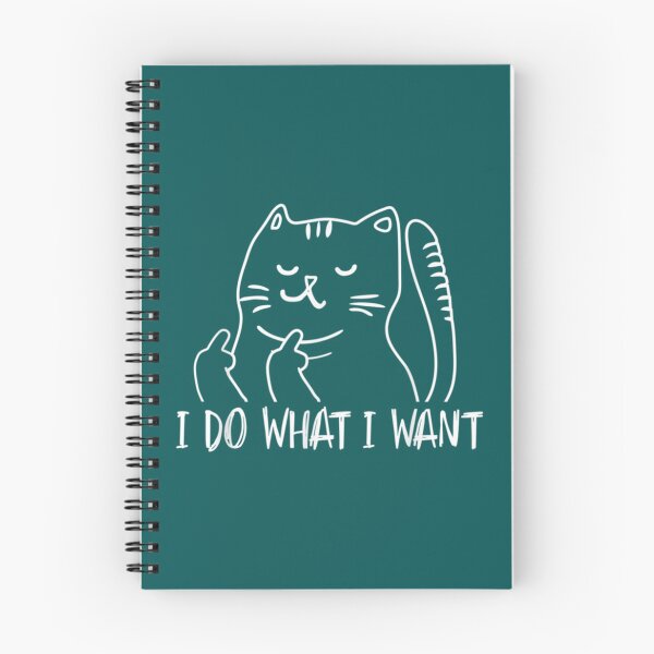 Item preview, Funny I do what I want cat flipping the bird offensive   designed and sold by MasonMelodyArt.