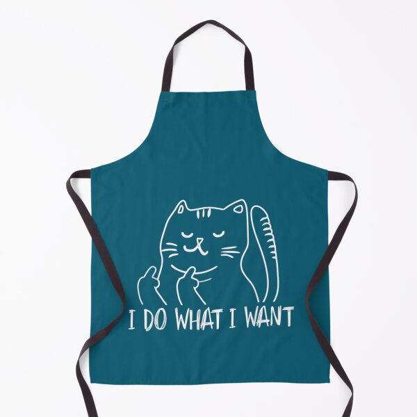 Item preview, Funny I do what I want cat flipping the bird offensive designed and sold by MasonMelodyArt.