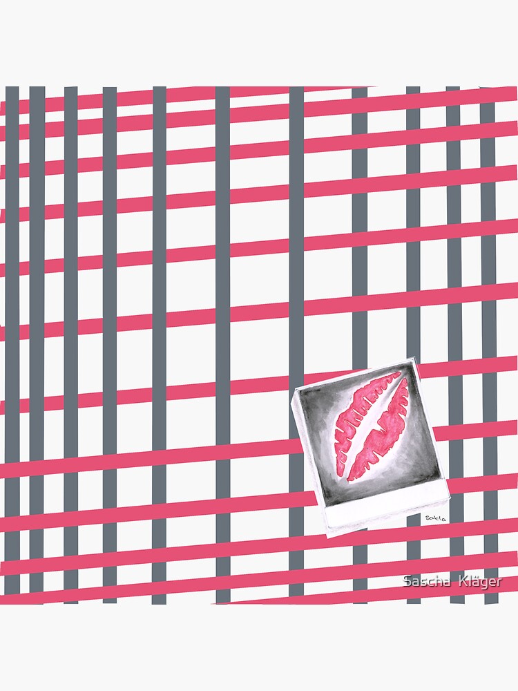 Thumbnail 3 of 3, Sticker, Isabella's Kiss / Isabella's Kiss designed and sold by IsabellaSchaf.