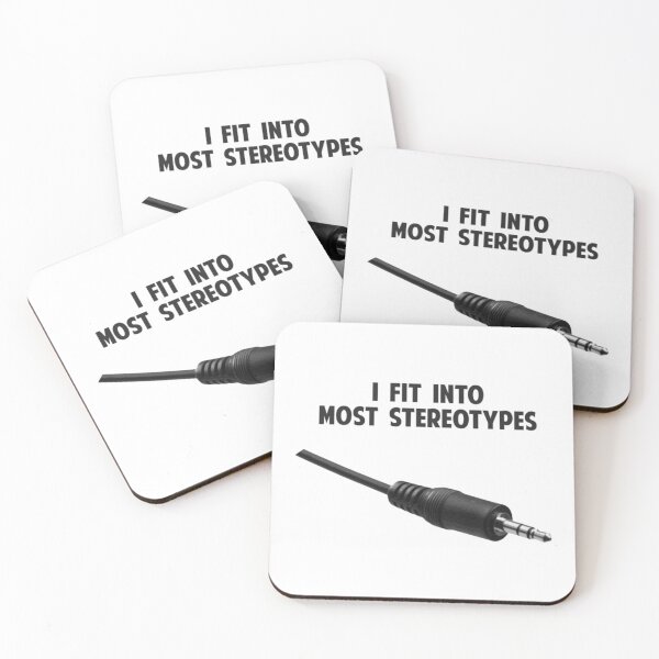 Item preview, I Fit Into Most Stereotypes   designed and sold by MasonMelodyArt.