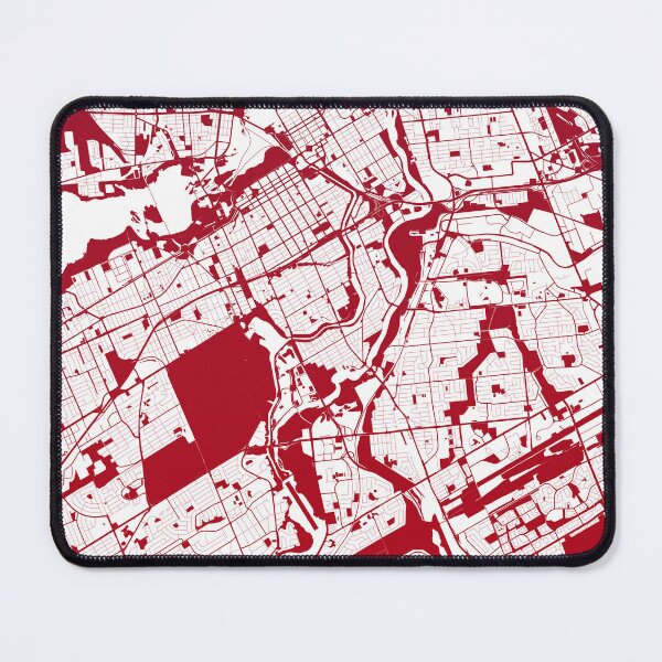 Item preview, Ottawa Map Art red wine color Canada designed and sold by EpicMaps.