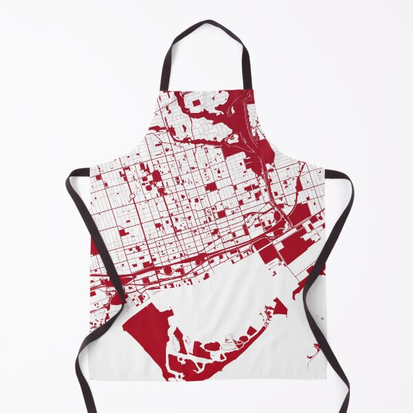 Item preview, Toronto Map Art red wine color Canada designed and sold by EpicMaps.