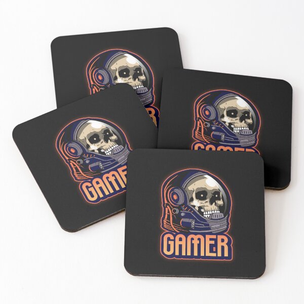 Item preview, Gamer with Space Horror Skull designed and sold by PRIVARSHU.