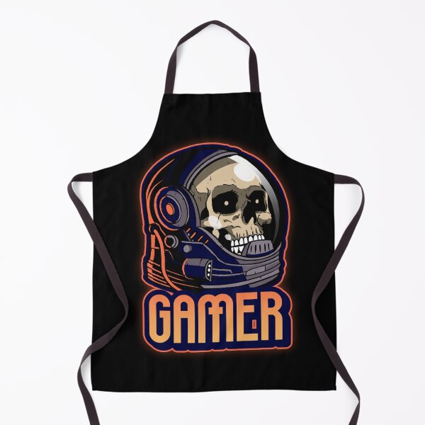 Item preview, Gamer with Space Horror Skull designed and sold by PRIVARSHU.