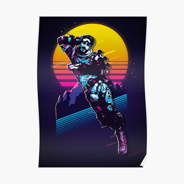 Apex Legends Mirage Poster For Sale By Mna Designs Redbubble