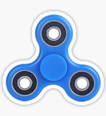 Blue Fidget Spinner Sticker