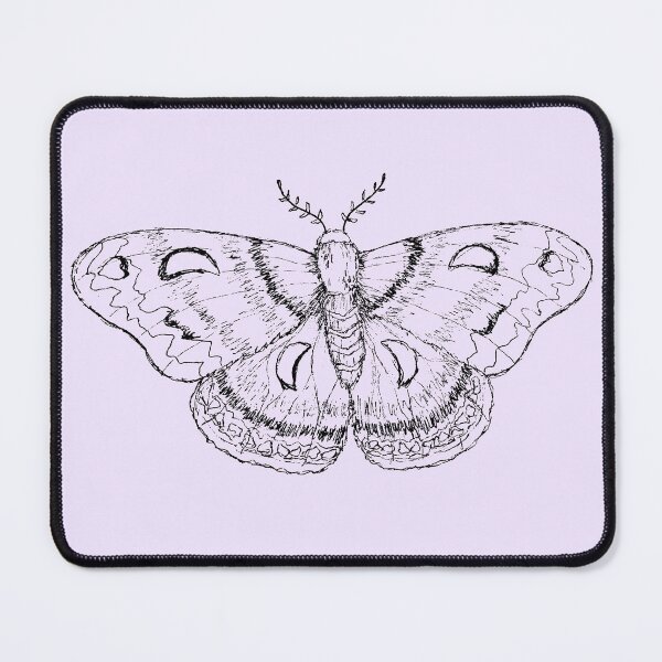 Item preview, Black and White Moth designed and sold by BeelinesArt.