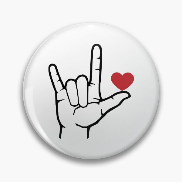 Item preview, i love you deaf sign language designed and sold by Mylecm.