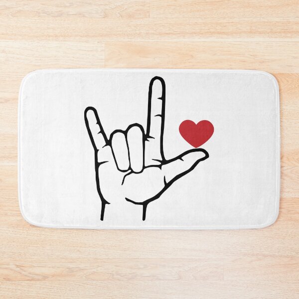 Item preview, i love you deaf sign language designed and sold by Mylecm.