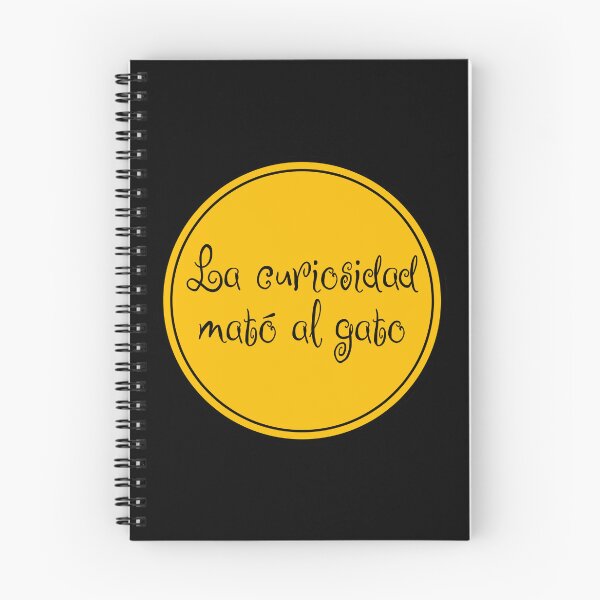 Item preview, La Curiosidad Mató Al Gato - Curiousity Killed The Cat - Feline - Cat Lover - Spanish Phrase - Spain designed and sold by JourneyCreative.