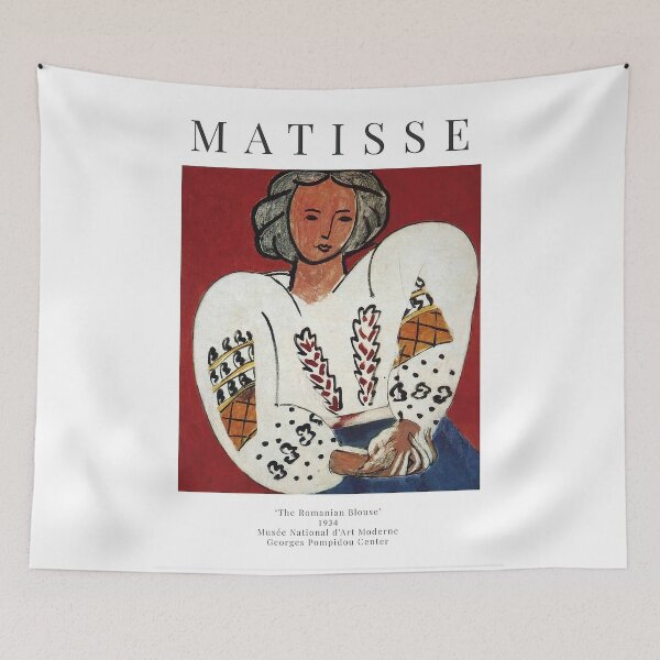 Item preview, H Matisse - The Romanian Blouse - 1934 designed and sold by Henry Huerta.