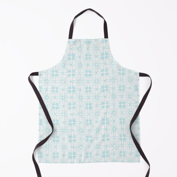 Item preview, Geometric seamless pattern with turquoise contours designed and sold by IrinaIkar.