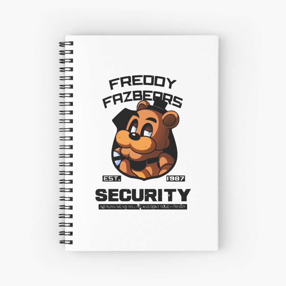 Copy of FNAF Plus Freddy Poster Spiral Notebook for Sale by inb4