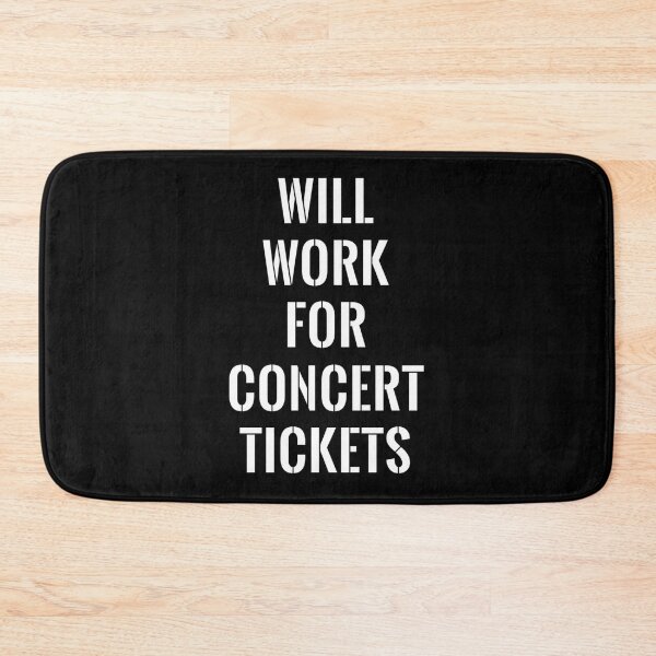 Item preview, Will Work For Concert Tickets Tank Top designed and sold by colonjohan.