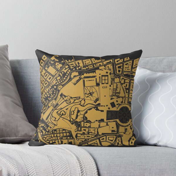Item preview, Vatican Map Art Black Gold Rome Italy designed and sold by EpicMaps.