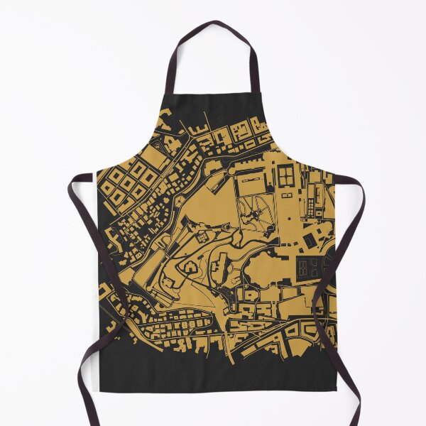 Item preview, Vatican Map Art Black Gold Rome Italy designed and sold by EpicMaps.