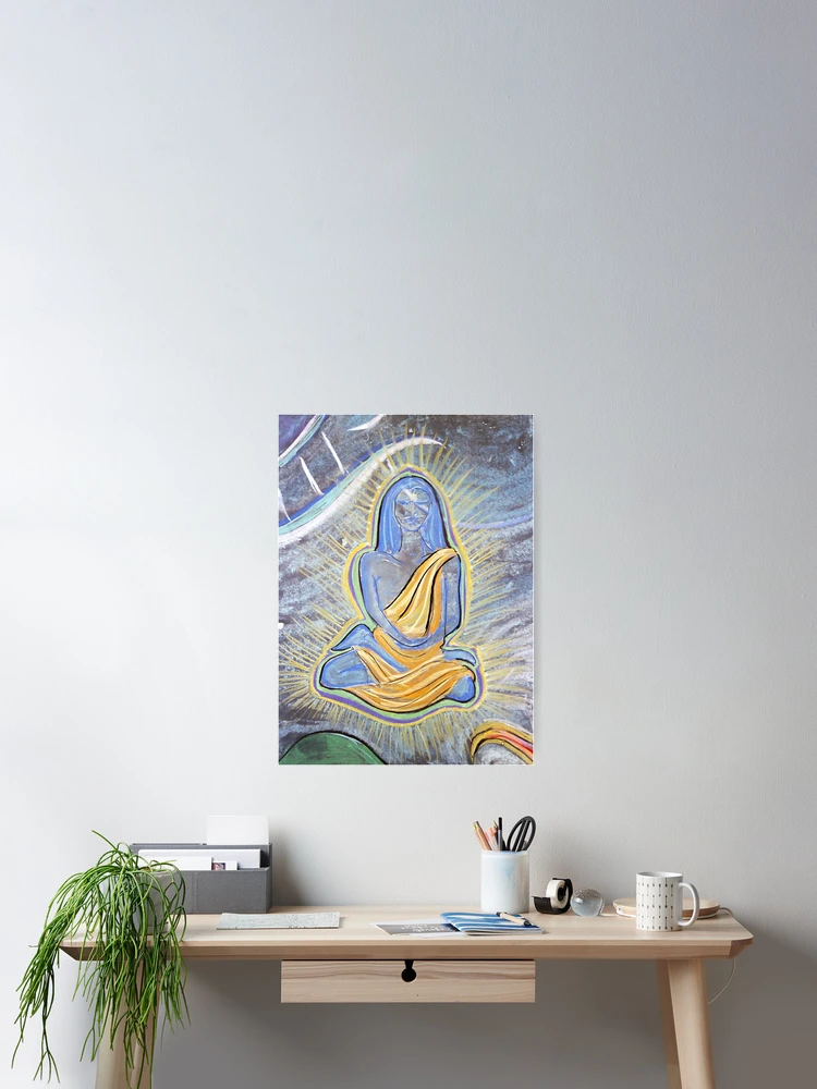 Thumbnail 2 of 3, Poster, Babaji designed and sold by InfinitePathArt.