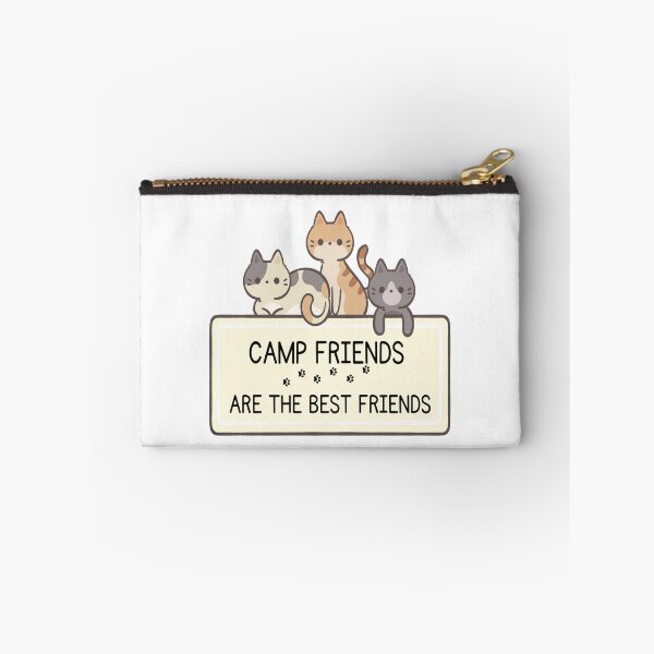 Item preview, camp friends are the best friends cat  designed and sold by PCpallavi.